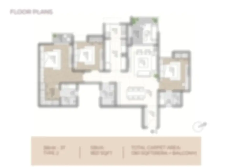 Assetz Micropolis Phase 1 4 bhk floor plan