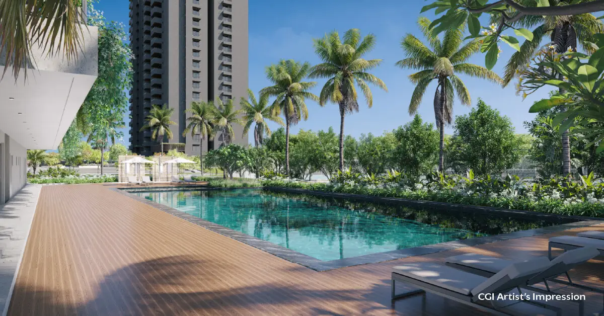 Assetz Trees & Tandem swimming pool