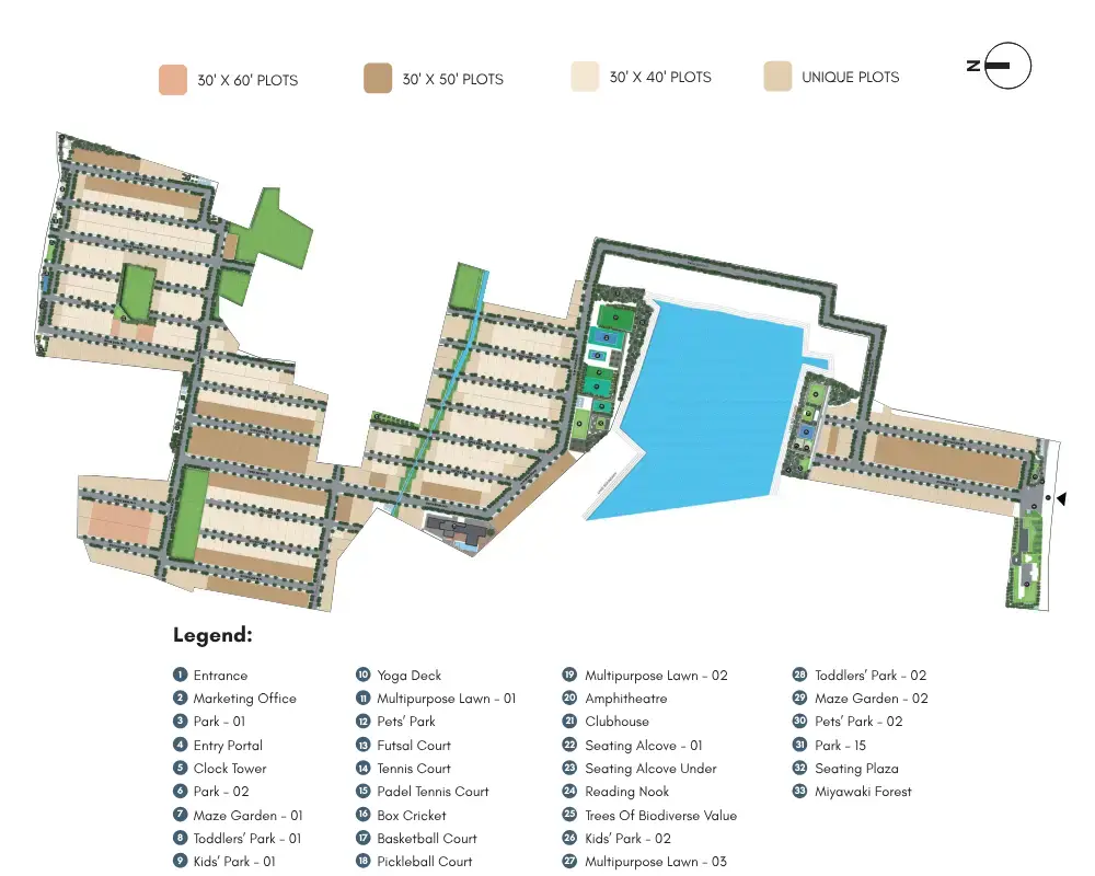 The Secret Lake Assetz master plan